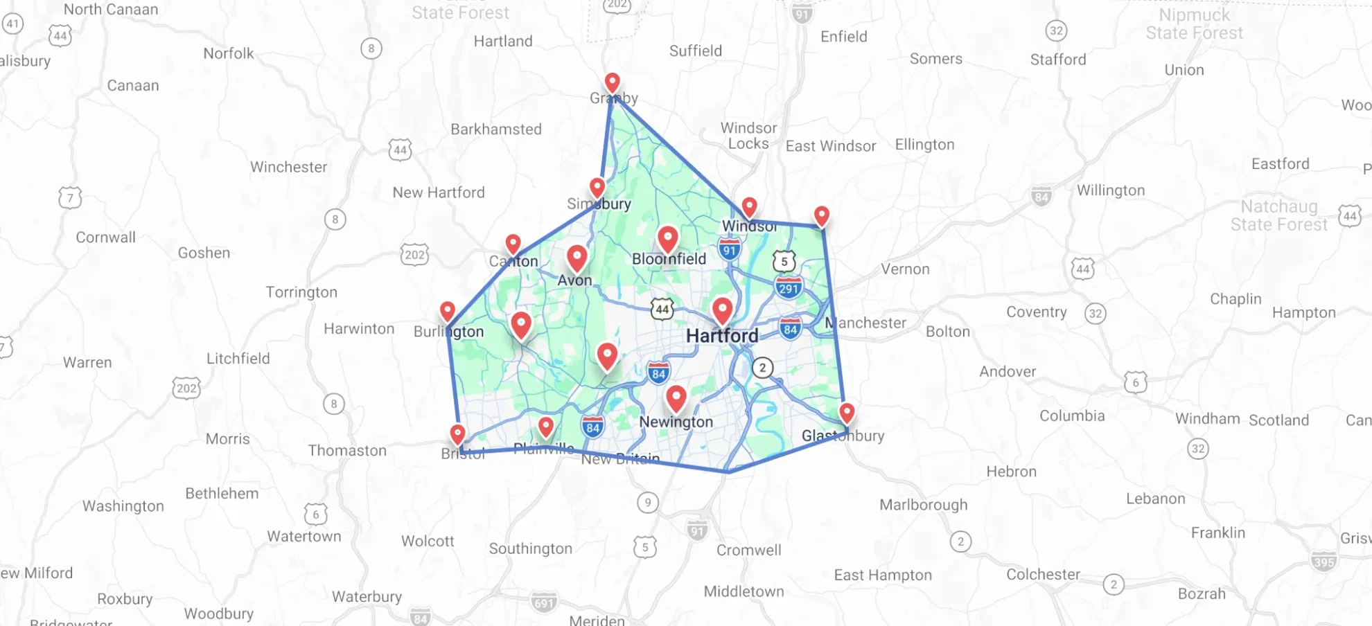Map Form Full Width Frame